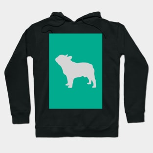 French Bulldog Coloured Silhouette Hoodie